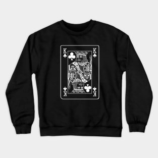 King of Clubs white version Crewneck Sweatshirt